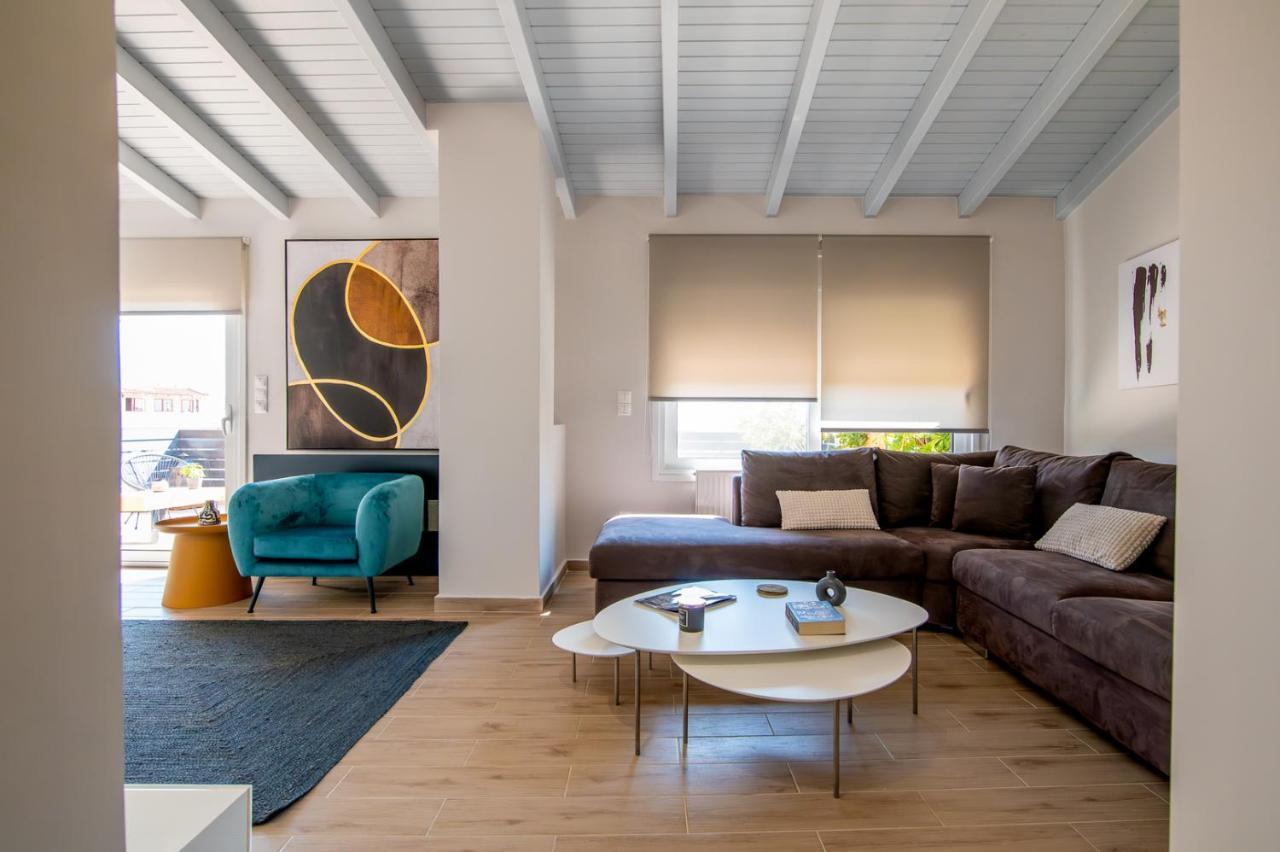 Апартаменты Fragoseco Loft! Elegance & Luxury Халкида Экстерьер фото